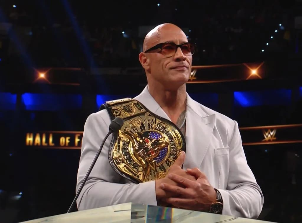 The Rock Awarded a "People's Championship" belt by Lonnie Ali