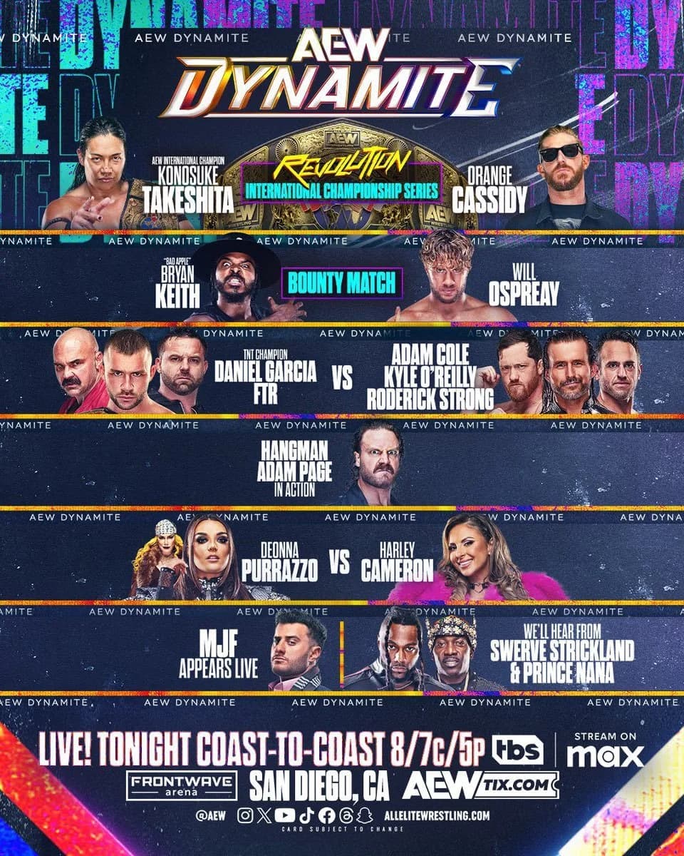 AEW DYNAMITE RESULTS 02-26-2025