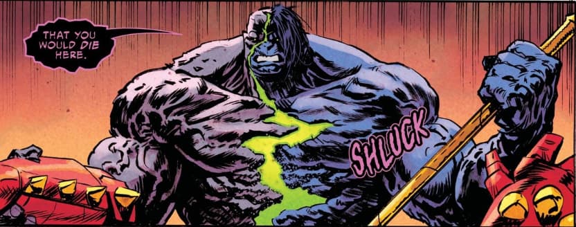 REVIEW: Iron Man takes his best shot at Eldest in the Infernal Hulk #6!