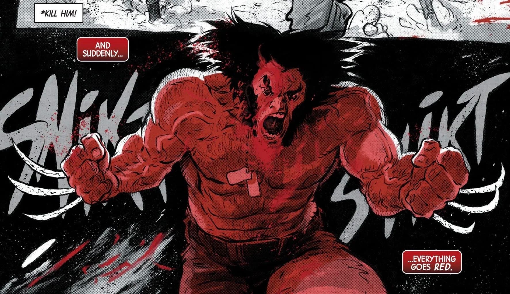 REVIEW: Using a Ton of Red Ink in "Logan: Black, White, & Blood" #1